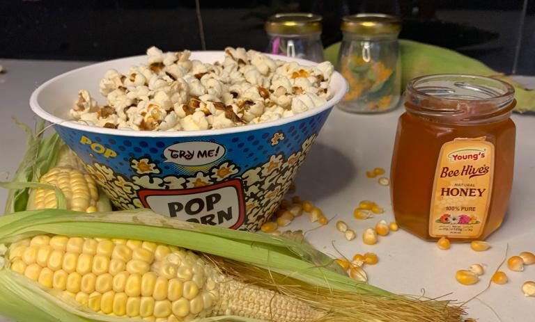 Pop Corn Recipe - Homemade Honey Glazed Pop Corn
