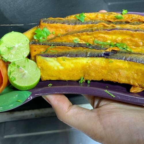 Crispy Baingan Pakora - Eggplant Fritters Recipe
